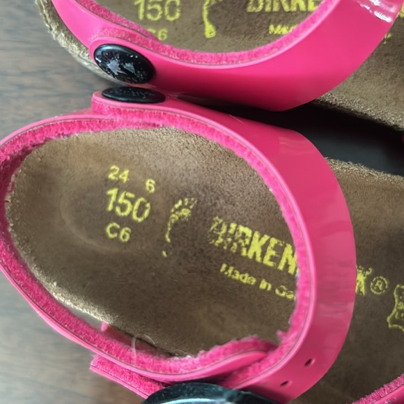 Birkenstock Patent Leather Hot Pint Ankle Strap Sandals - Picture 2 of 8